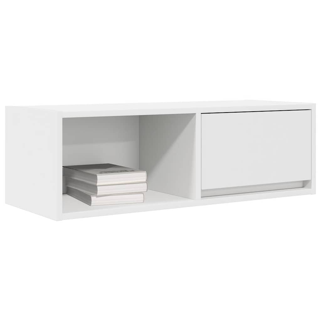 TV ormarić bijeli 80x31x25,5 cm od konstruiranog drva