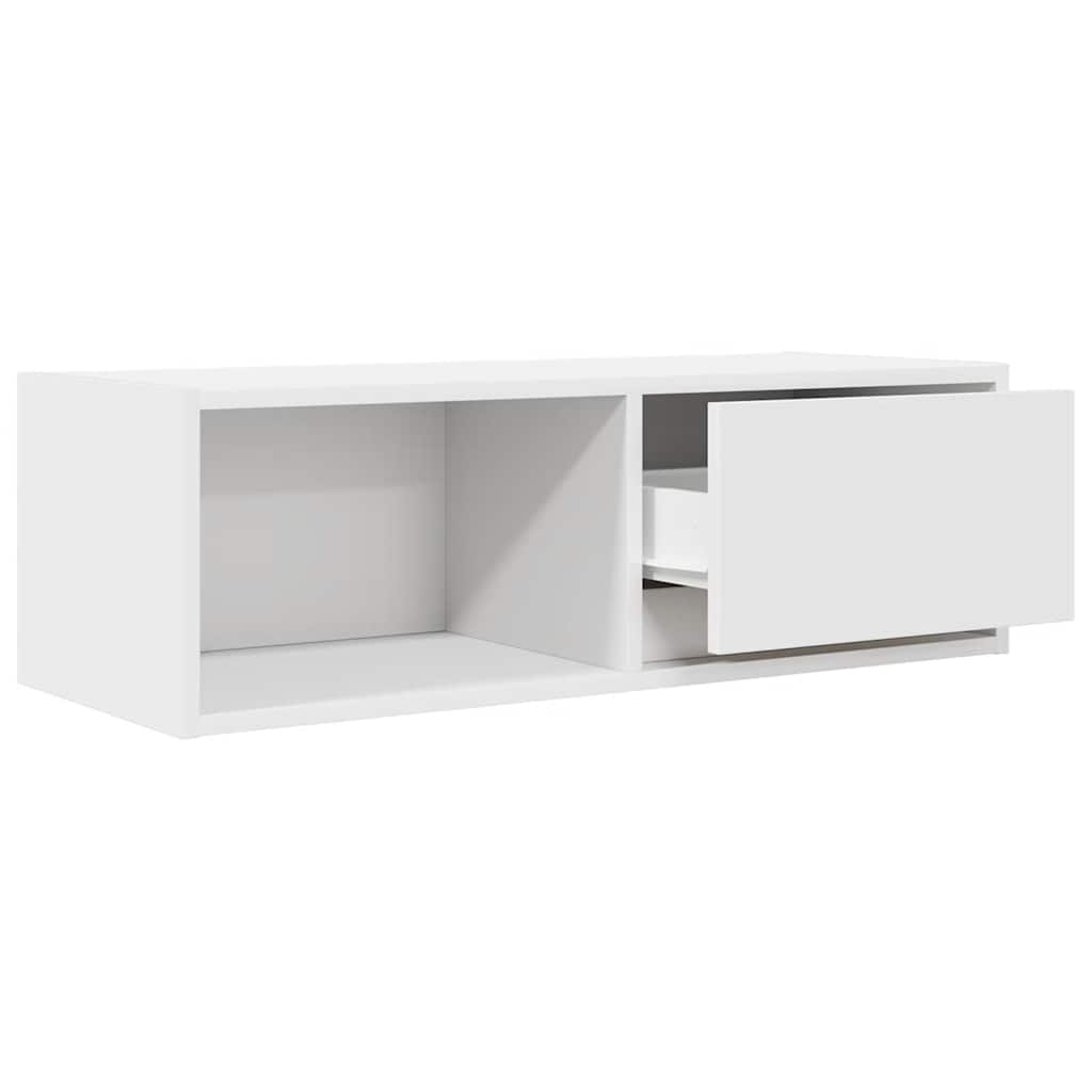TV ormarić bijeli 80x31x25,5 cm od konstruiranog drva