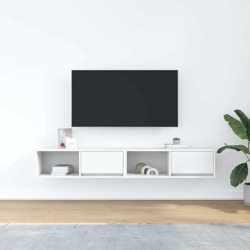 TV ormarići 2 kom bijeli 80x31x25,5 cm konstruirano drvo