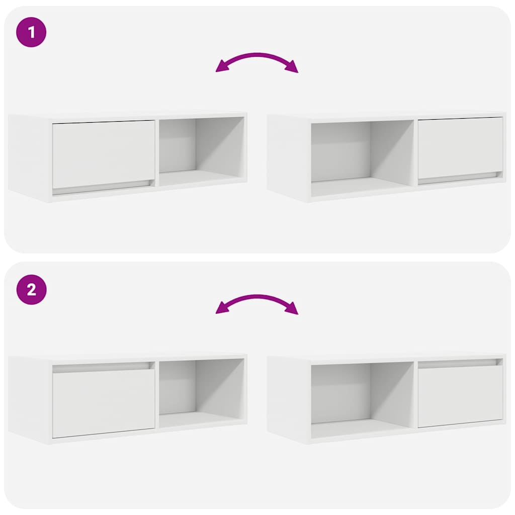 TV ormarići 2 kom bijeli 80x31x25,5 cm konstruirano drvo