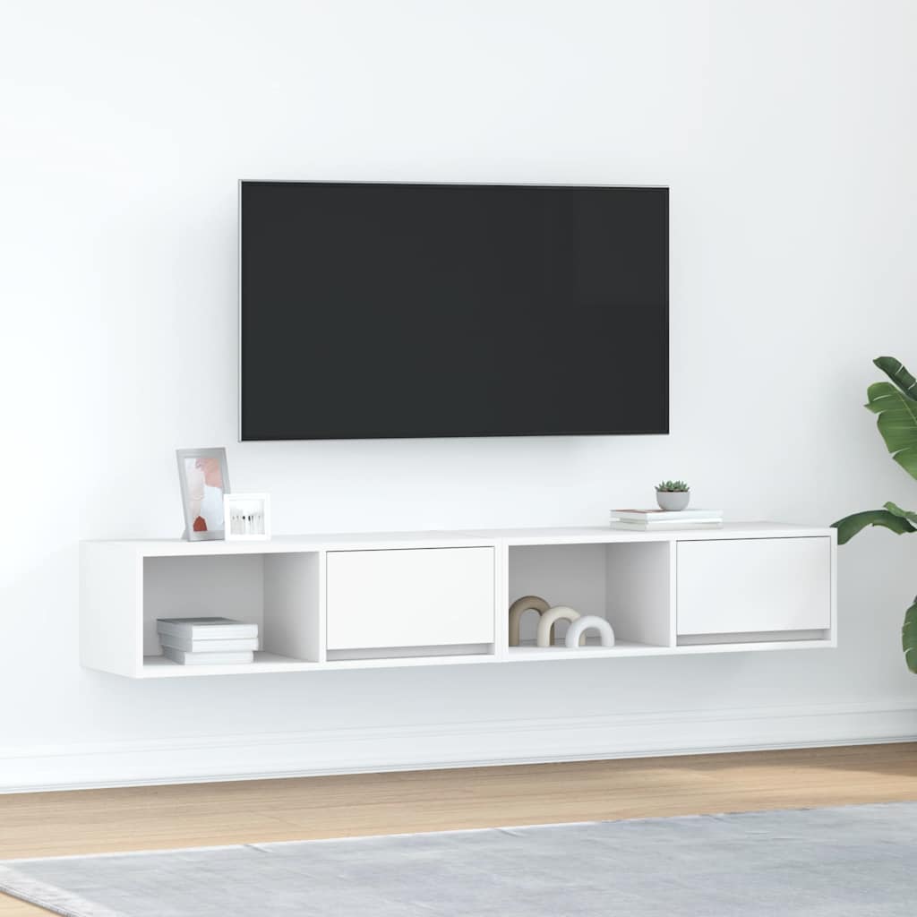 TV ormarići 2 kom bijeli 80x31x25,5 cm konstruirano drvo