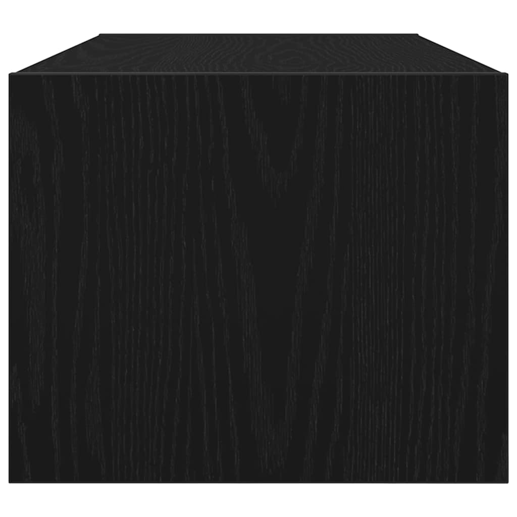 TV ormarići 2 kom crni hrast 80x31x25,5 cm konstruiranog drva