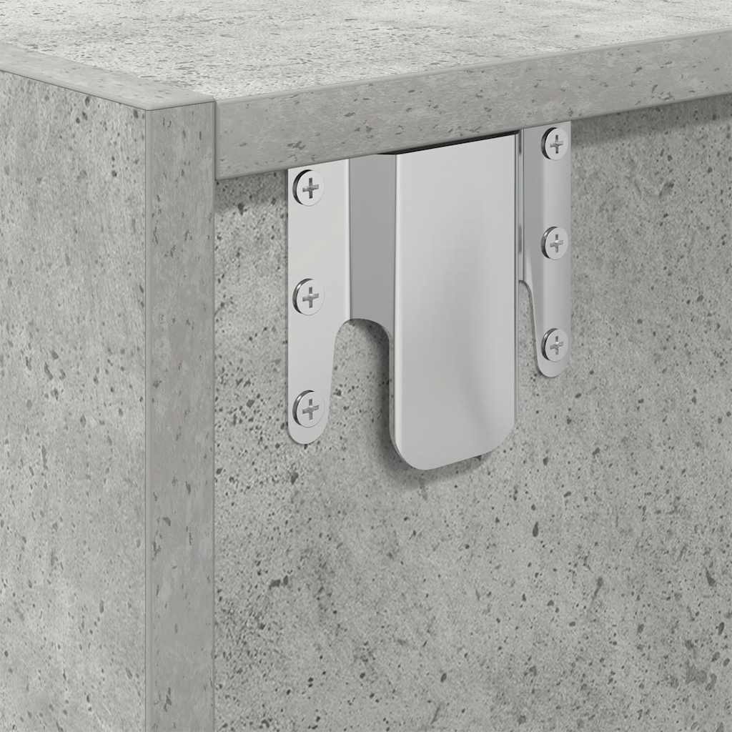 TV ormarić boja betona 80x31x25,5 cm od konstruiranog drva