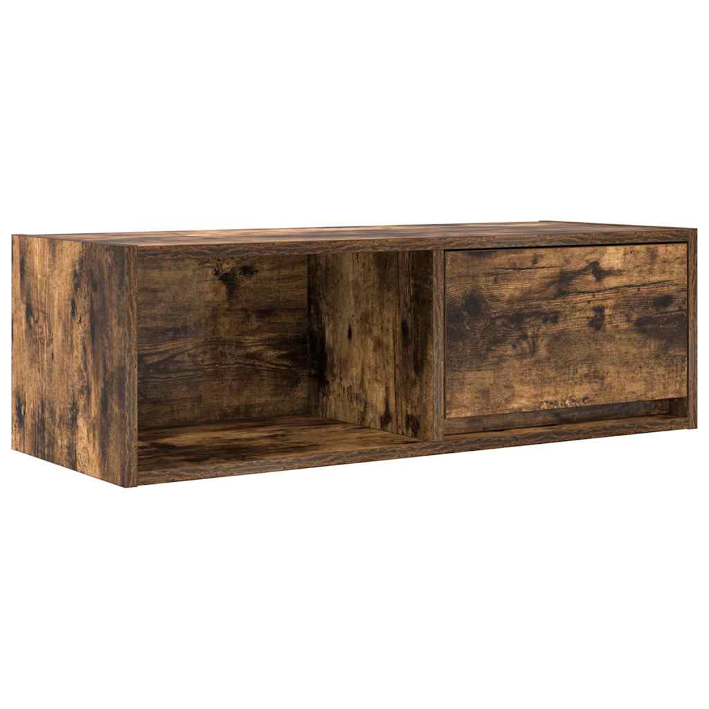 TV ormarić boja dimljenog hrasta 80x31x25,5cm konstruirano drvo