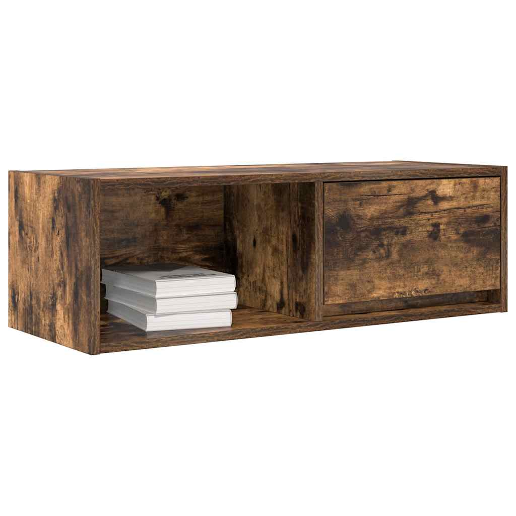 TV ormarić boja dimljenog hrasta 80x31x25,5cm konstruirano drvo
