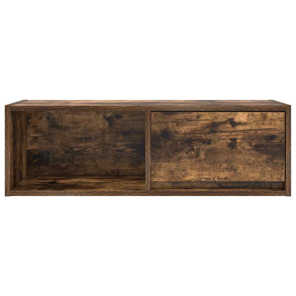 TV ormarić boja dimljenog hrasta 80x31x25,5cm konstruirano drvo