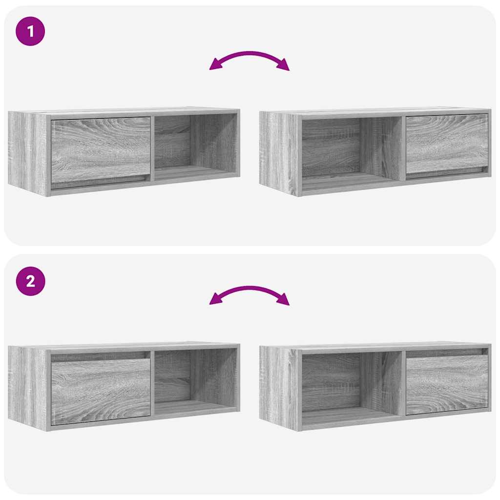 TV ormarić boja hrasta sonome 80x31x25,5 cm konstruirano drvo
