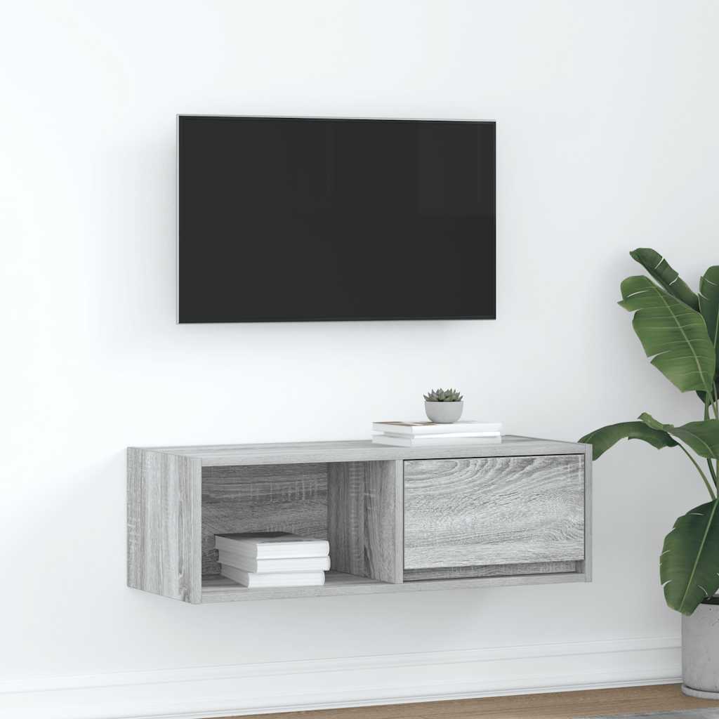 TV ormarić boja hrasta sonome 80x31x25,5 cm konstruirano drvo