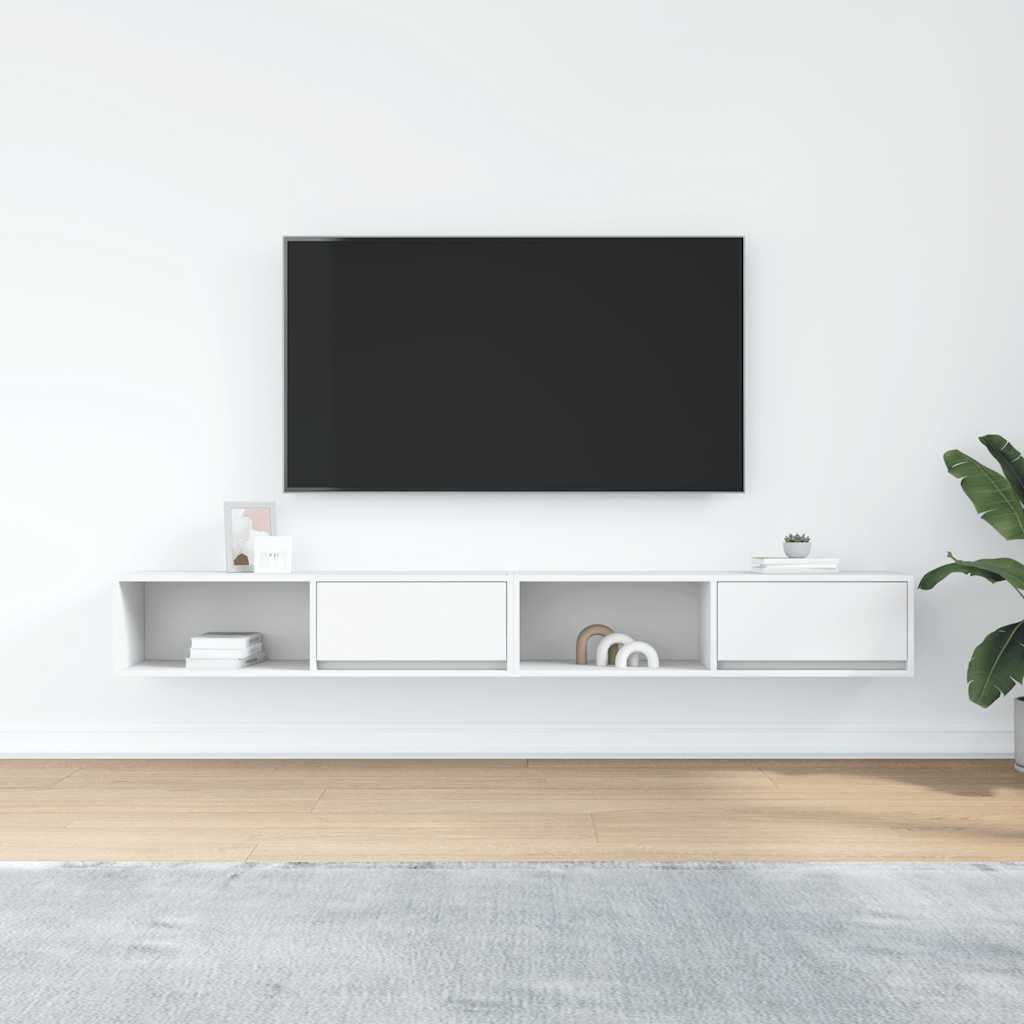 TV ormarići 2 kom bijeli 100x31x25,5 cm konstruirano drvo