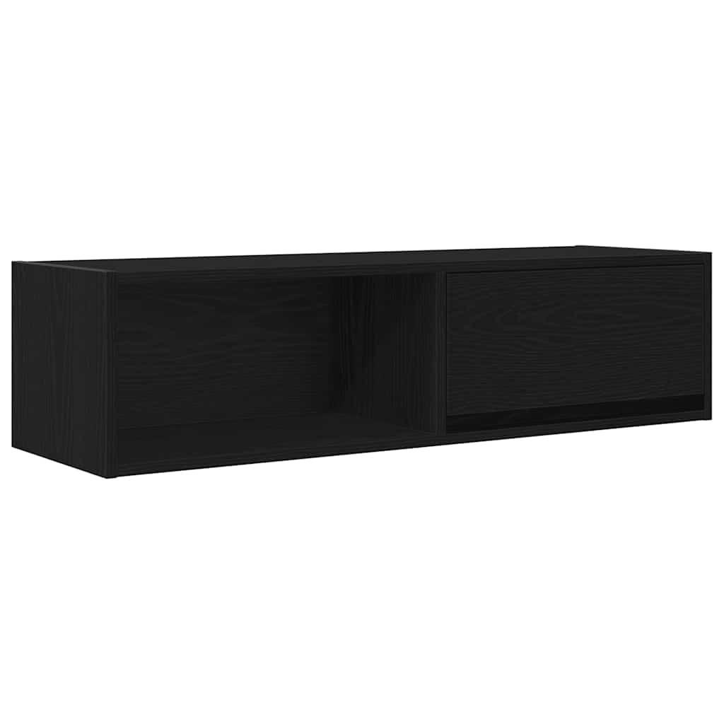 TV ormarići 2 kom crni hrast 100x31x25,5 cm konstruiranog drva