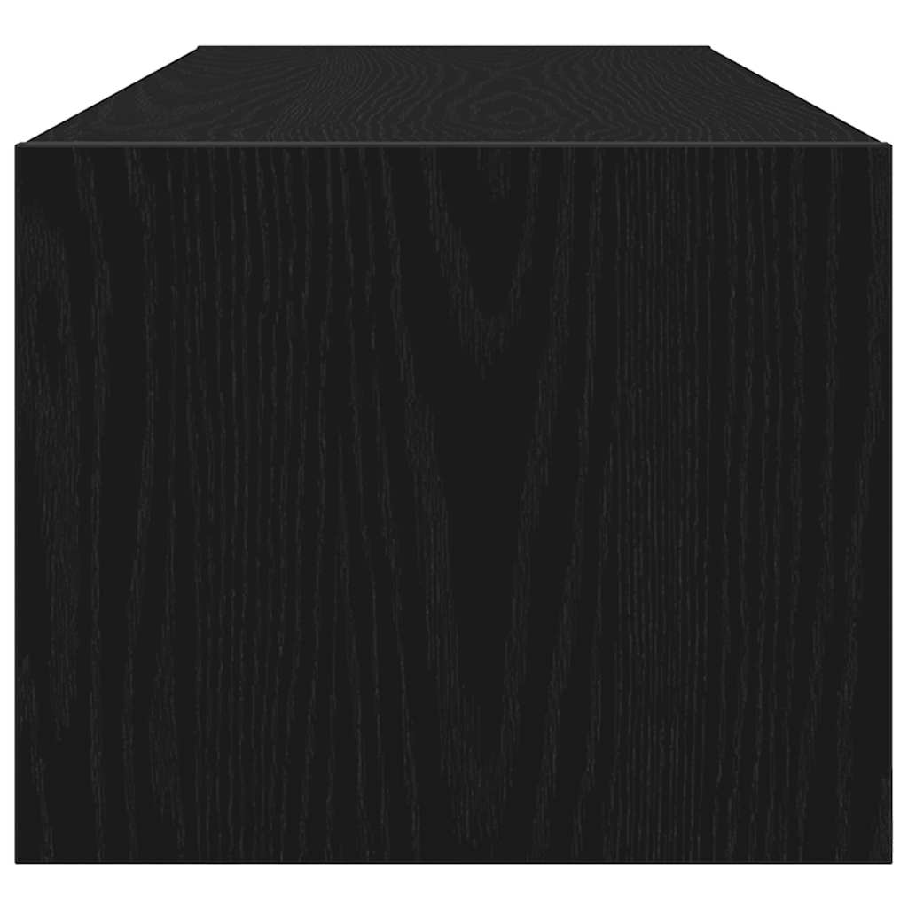 TV ormarići 2 kom crni hrast 100x31x25,5 cm konstruiranog drva