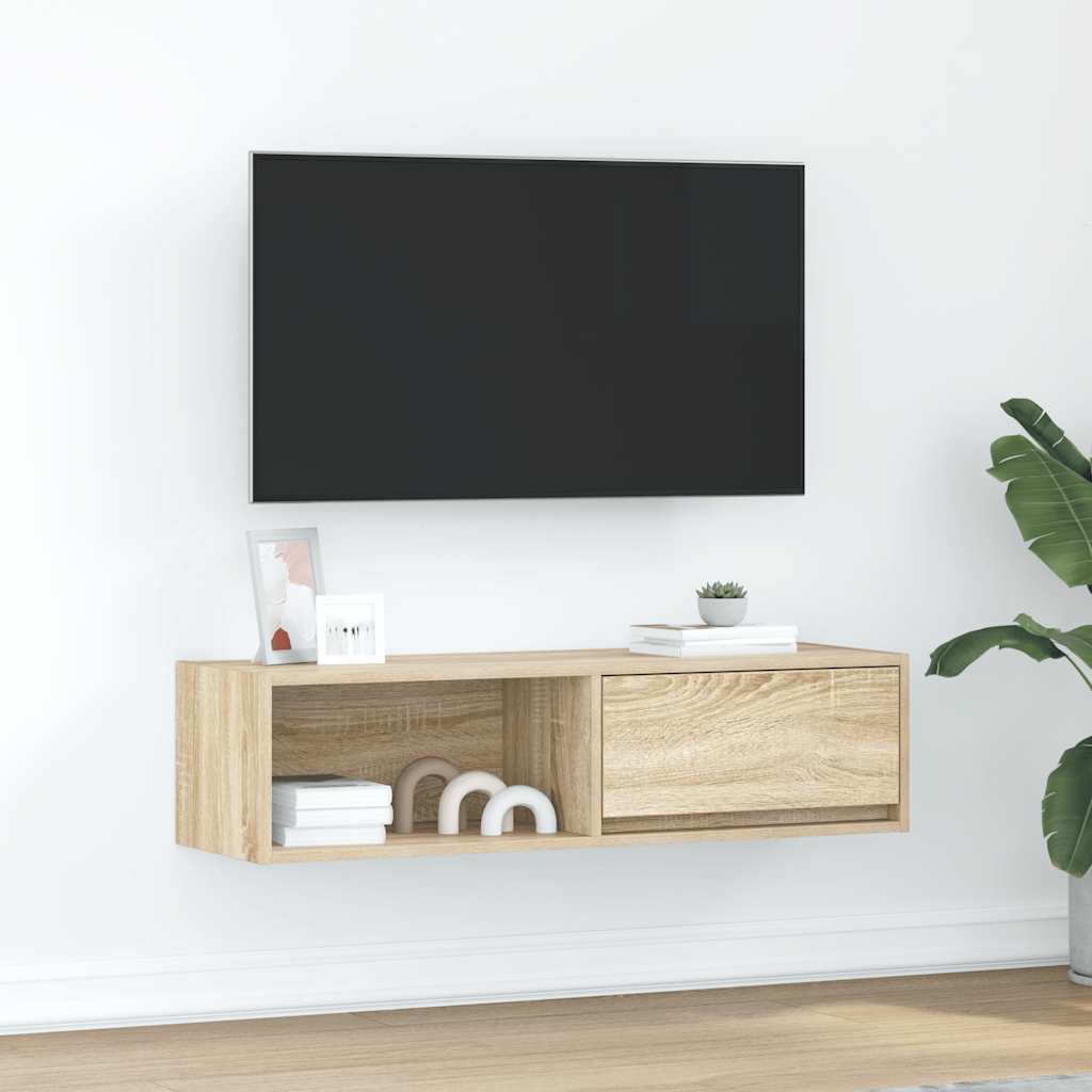 TV ormarić od iverice boja hrasta sonome 100x31x25,5 cm