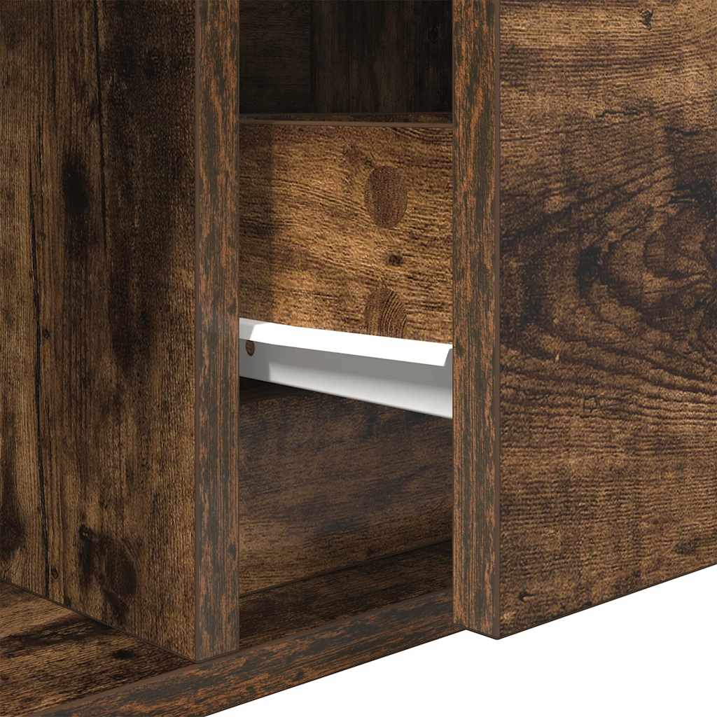 TV ormarići 2 kom boja dimljenog hrasta 100x31x25,5 cm drveni