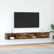 TV ormarići 2 kom boja dimljenog hrasta 100x31x25,5 cm drveni