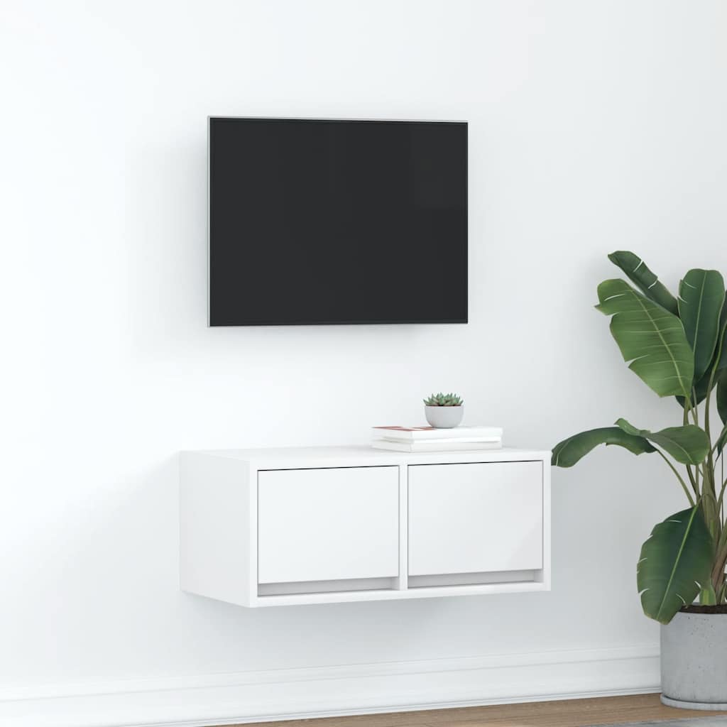 TV ormarić bijeli 60x31x25,5 m od konstruiranog drva