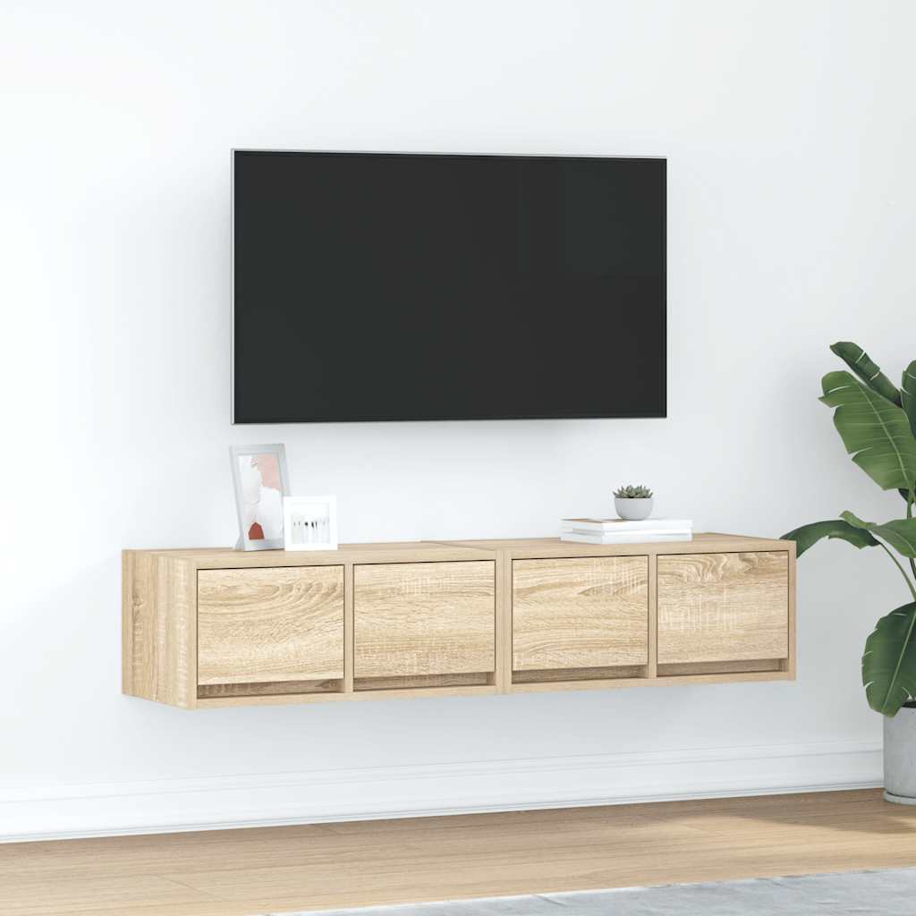 TV ormarići 2kom boja hrasta 60x31x25,5 cm konstruiranog drva