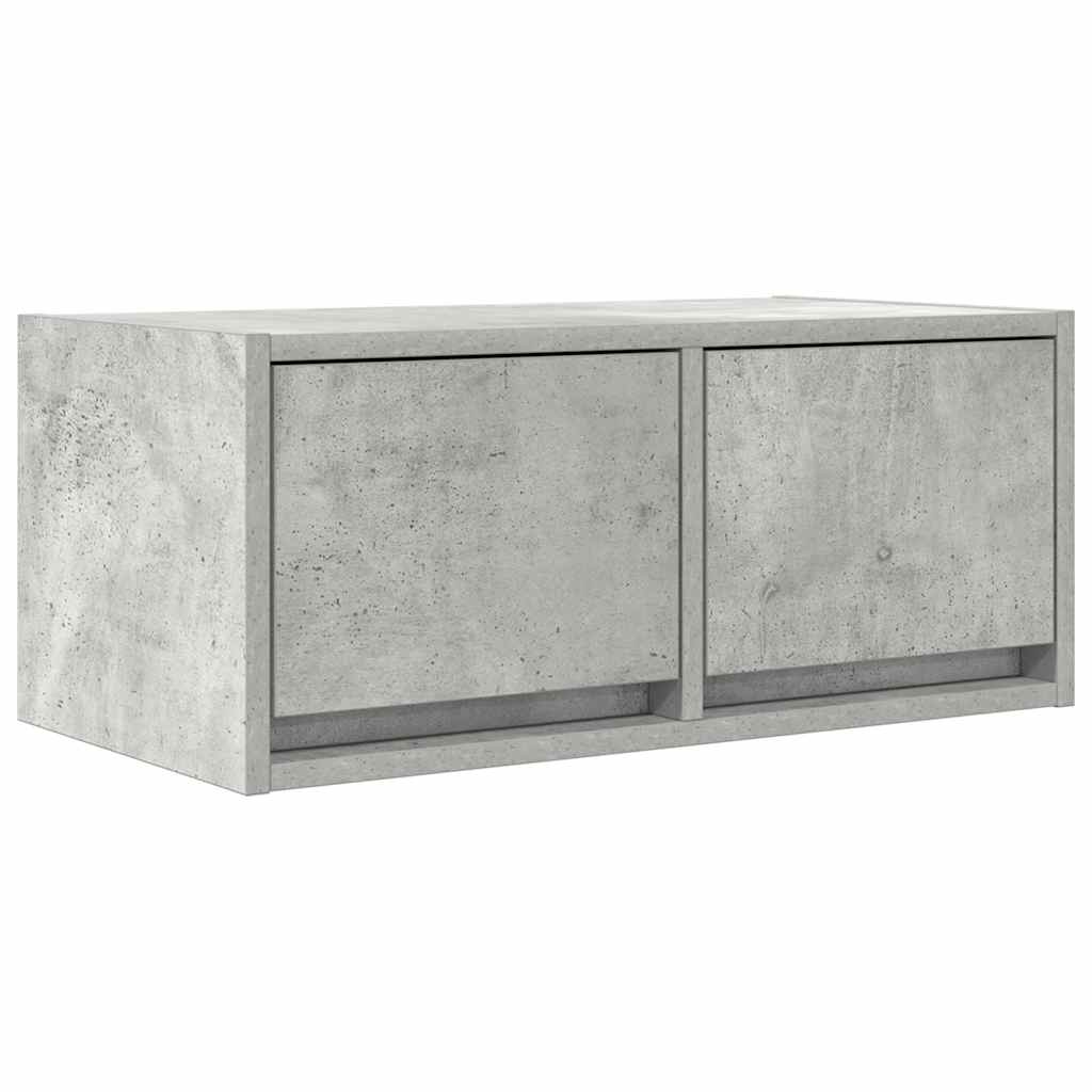 TV ormarić boja betona 760x31x25,5 cm od konstruiranog drva