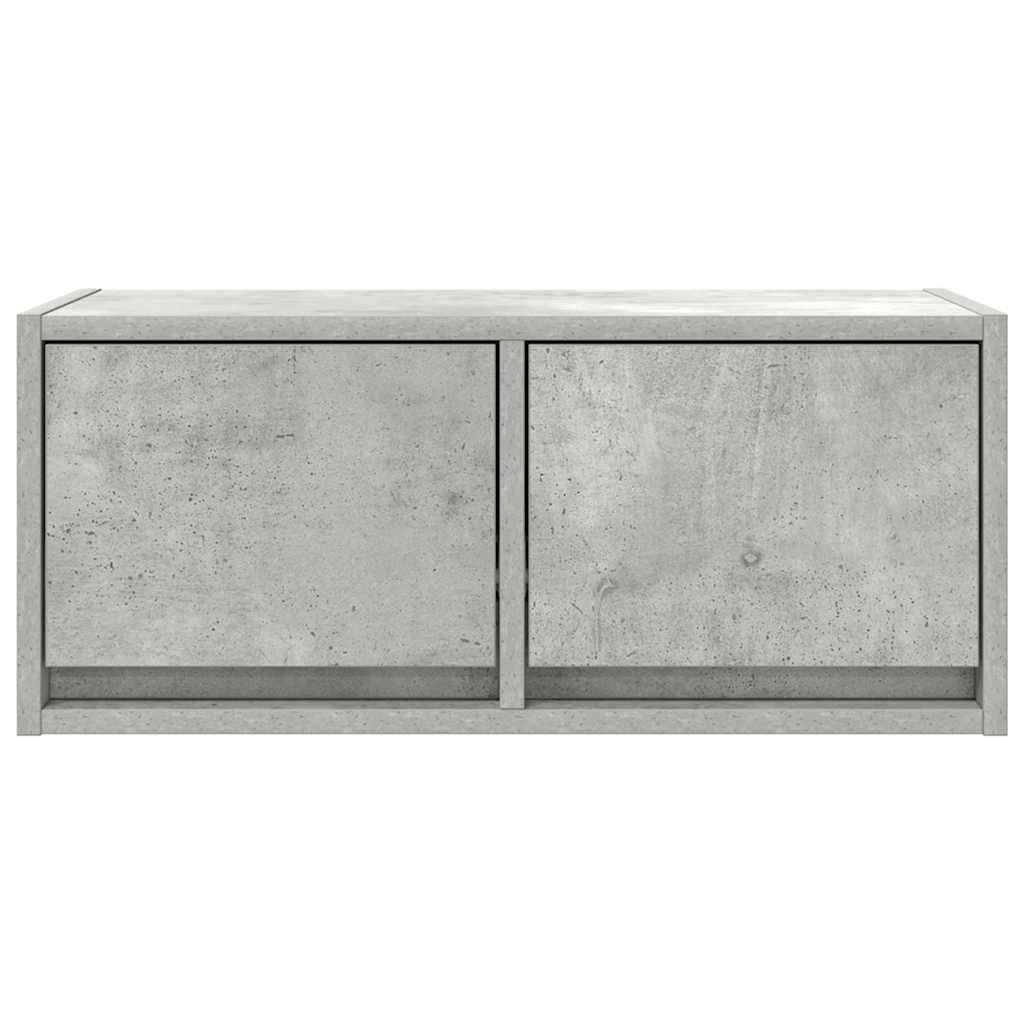 TV ormarić boja betona 760x31x25,5 cm od konstruiranog drva