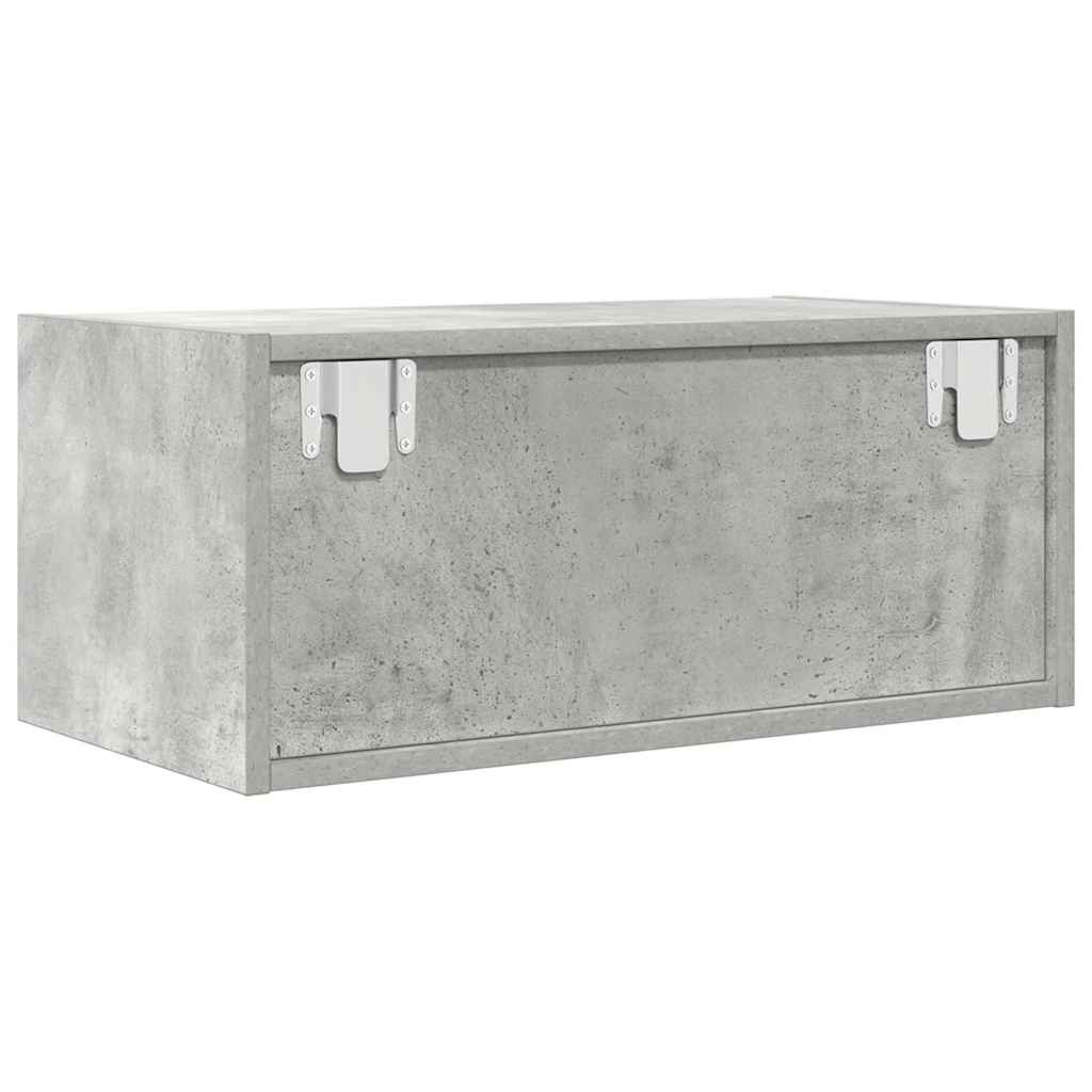 TV ormarić boja betona 760x31x25,5 cm od konstruiranog drva