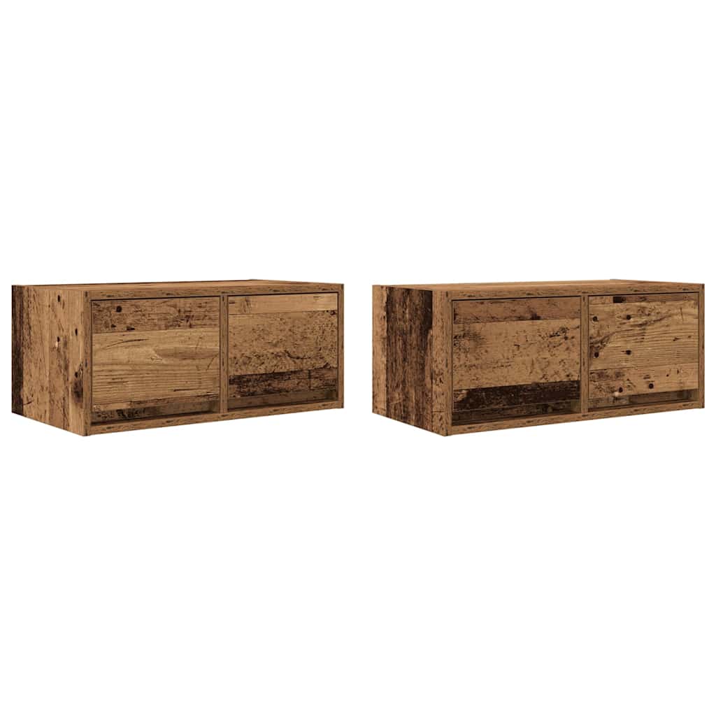 TV ormarići 2 kom staro drvo 60x31x25,5 cm konstruirano drvo