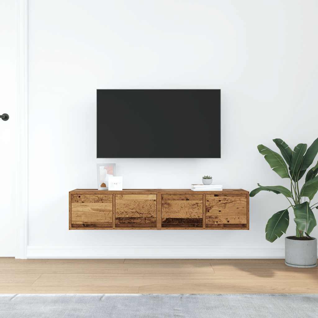 TV ormarići 2 kom staro drvo 60x31x25,5 cm konstruirano drvo