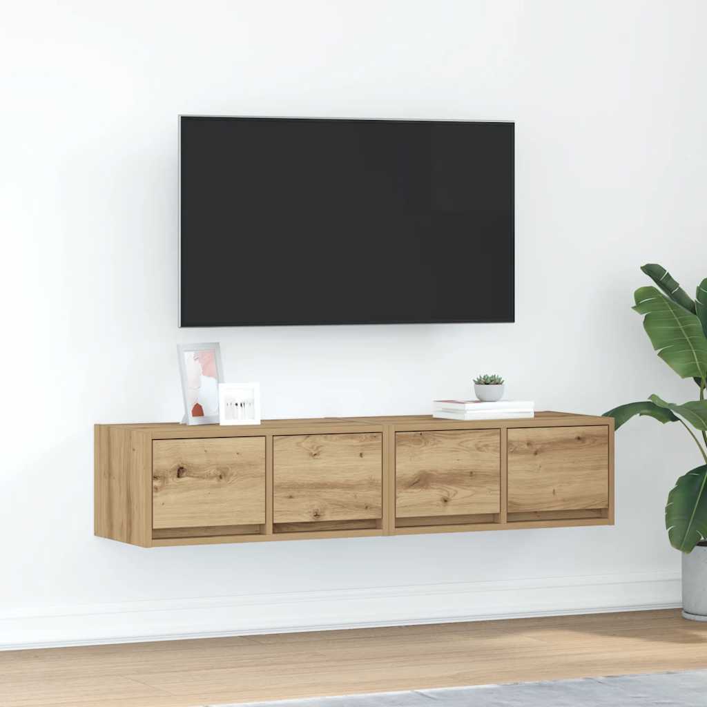 TV ormarići 2 kom artisan hrast 60x31x25,5 cm konstruirano drvo