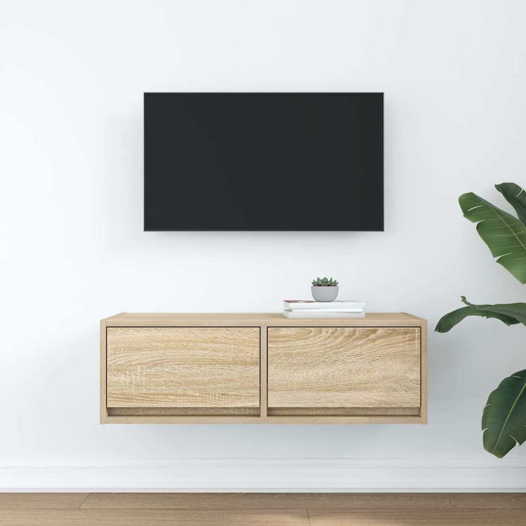 TV ormarić boja hrasta 80x31x25,5 cm od konstruiranog drva