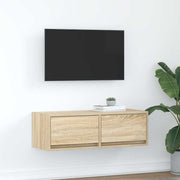 TV ormarić boja hrasta 80x31x25,5 cm od konstruiranog drva