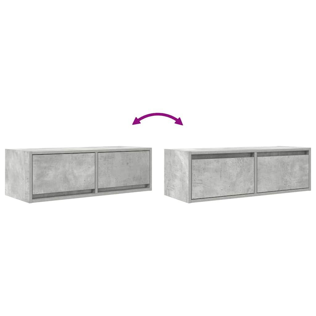 TV ormarić boja betona 80x31x25,5 cm od konstruiranog drva