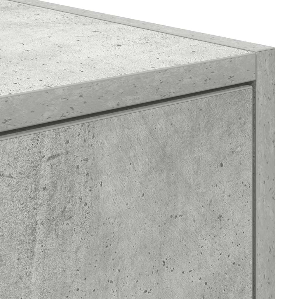 TV ormarić boja betona 80x31x25,5 cm od konstruiranog drva