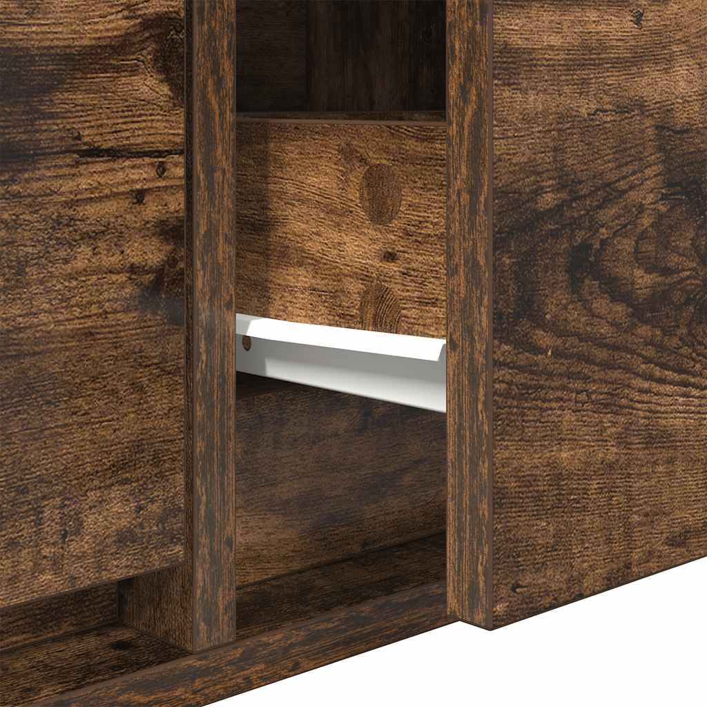 TV ormarići 2 kom boja dimljenog hrasta 80x31x25,5 cm drveni