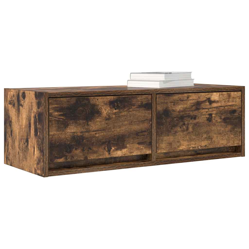 TV ormarići 2 kom boja dimljenog hrasta 80x31x25,5 cm drveni