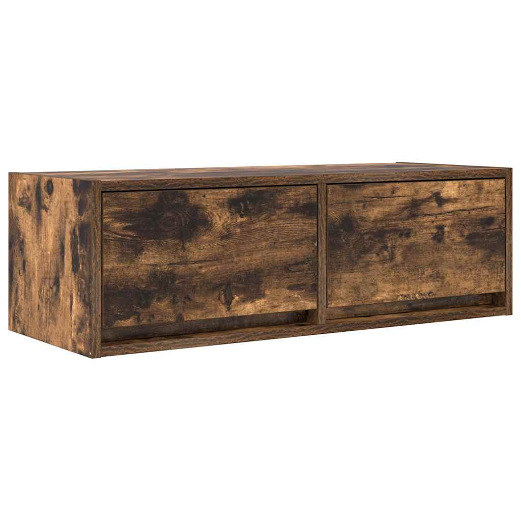 TV ormarići 2 kom boja dimljenog hrasta 80x31x25,5 cm drveni