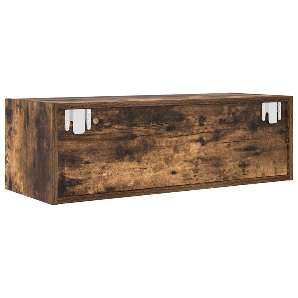TV ormarići 2 kom boja dimljenog hrasta 80x31x25,5 cm drveni