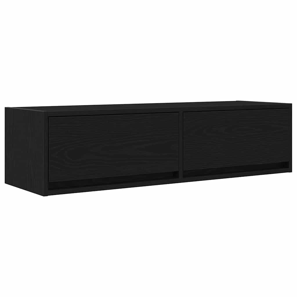 TV ormar Zidne Crni hrast 100 x 31 x 25,5 cm Konstruirano drvo