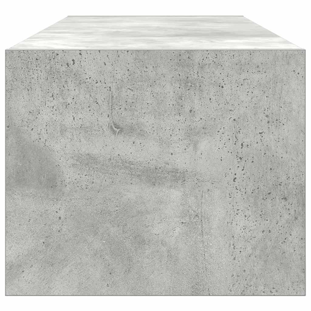 TV ormar Zidne Beton siva 100 x 31 x 25,5 cm Konstruirano drvo