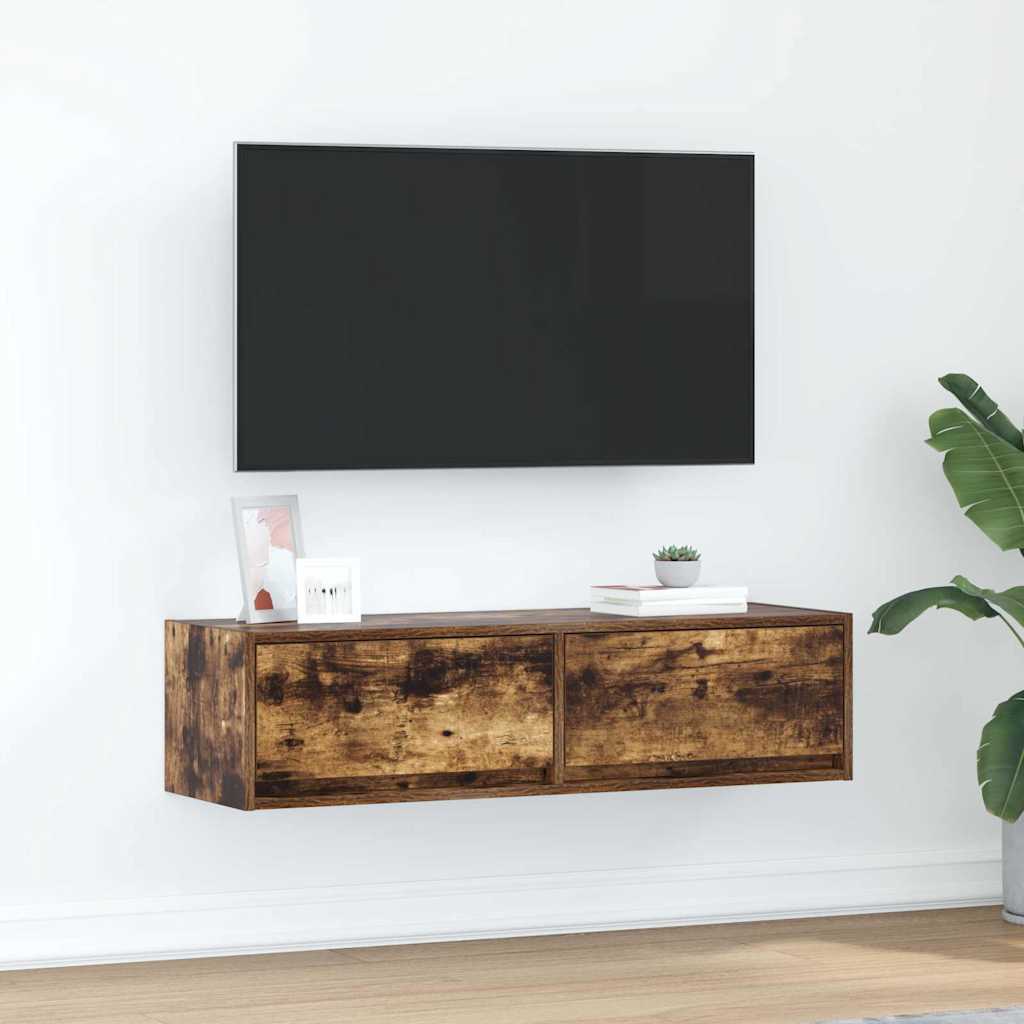 TV ormar Dimljeni hrast 100 x 31 x 25,5 cm Konstruirano drvo