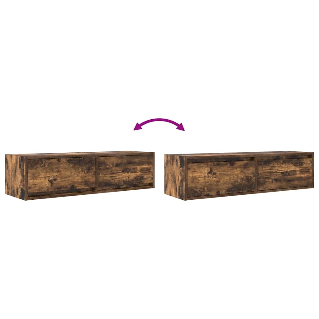 TV ormar Dimljeni hrast 100 x 31 x 25,5 cm Konstruirano drvo