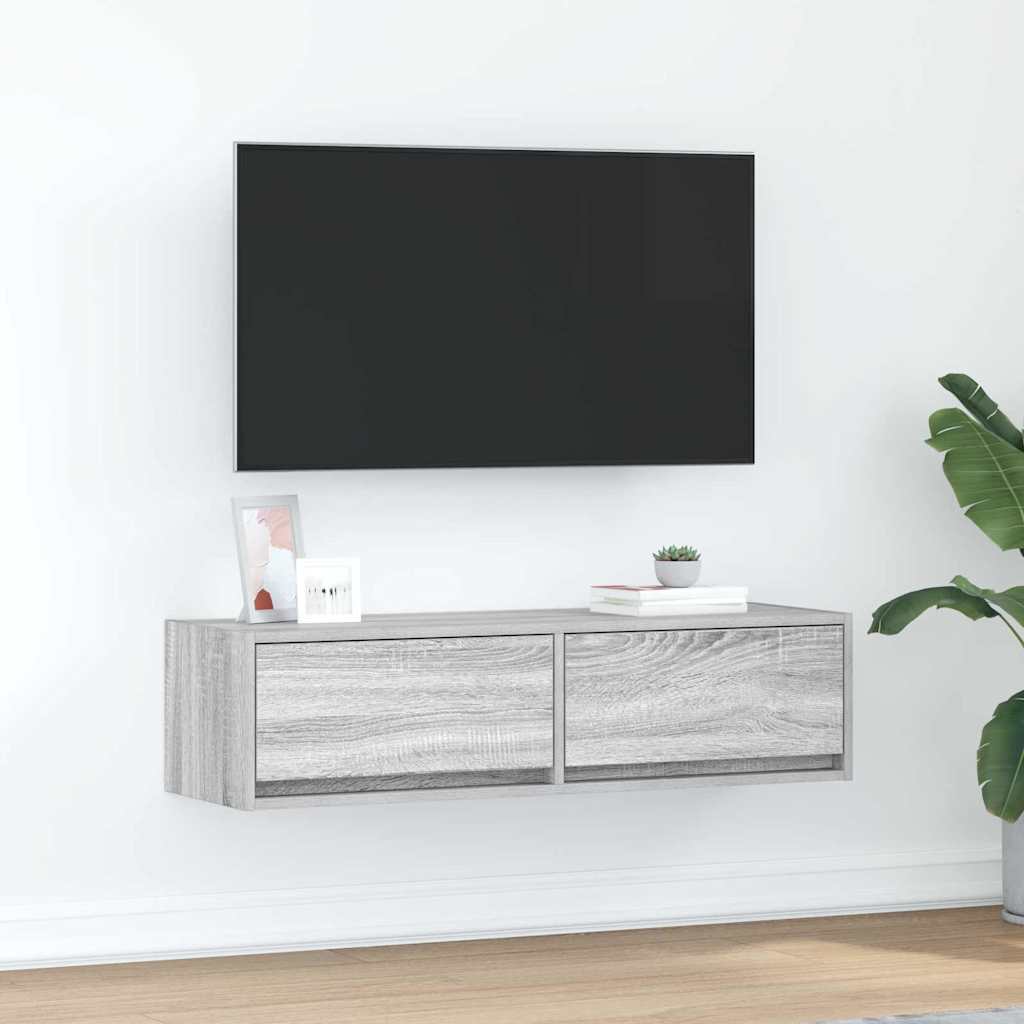 TV ormar Sivi hrast sonoma 100 x 31 x 25,5 cm Konstruirano drvo