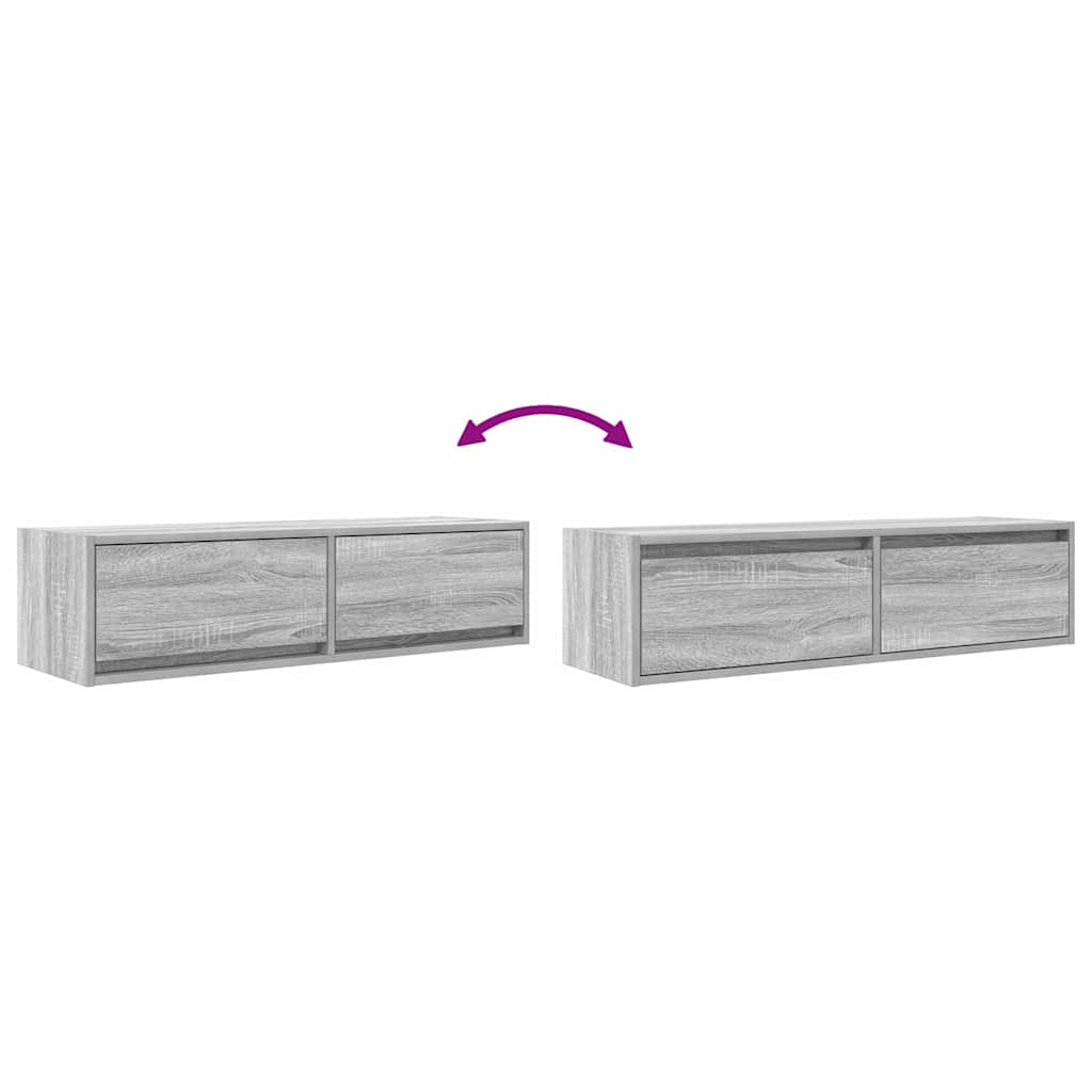 TV ormar Sivi hrast sonoma 100 x 31 x 25,5 cm Konstruirano drvo