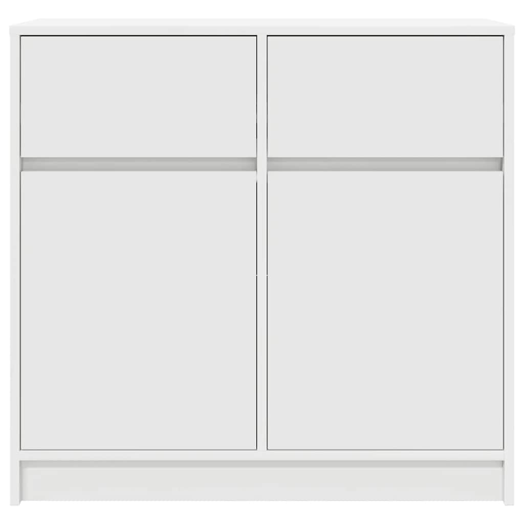 Komoda s ladicama bijela 80x34x76 cm konstruirano drvo