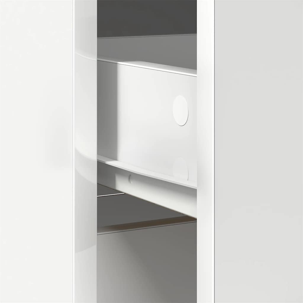 Komoda s ladicama bijela 80x34x76 cm konstruirano drvo