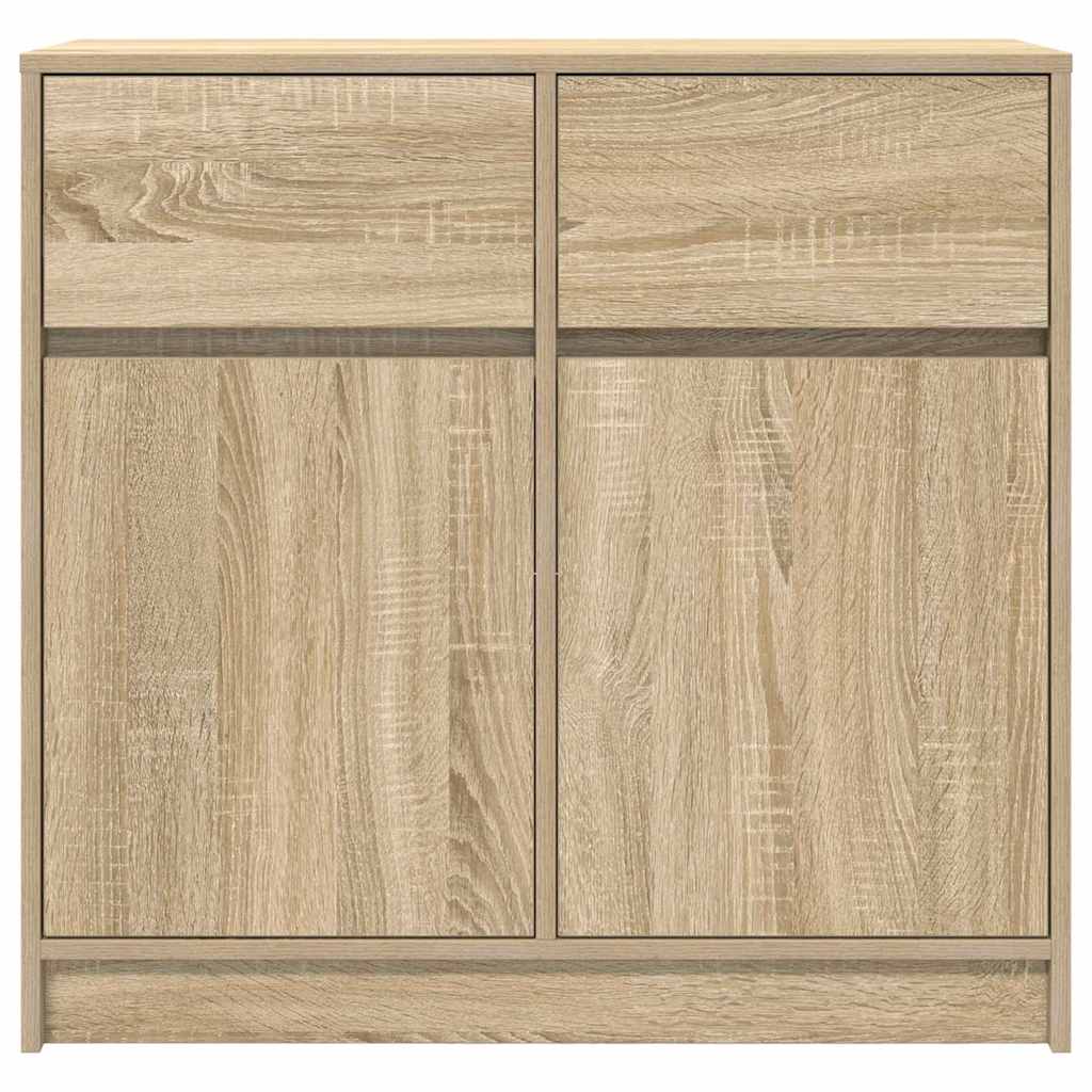 Komoda s ladicama hrasta sonome 80x34x76 cm konstruirano drvo