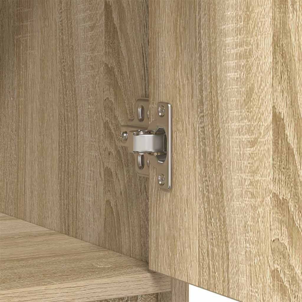 Komoda s ladicama hrasta sonome 80x34x76 cm konstruirano drvo