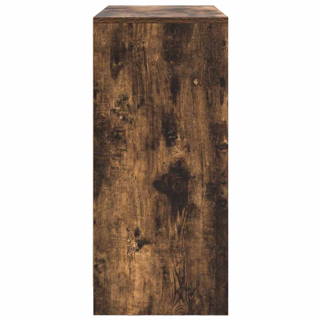 Komoda s ladicama dimljenog hrasta 80x34x76cm konstruirano drvo