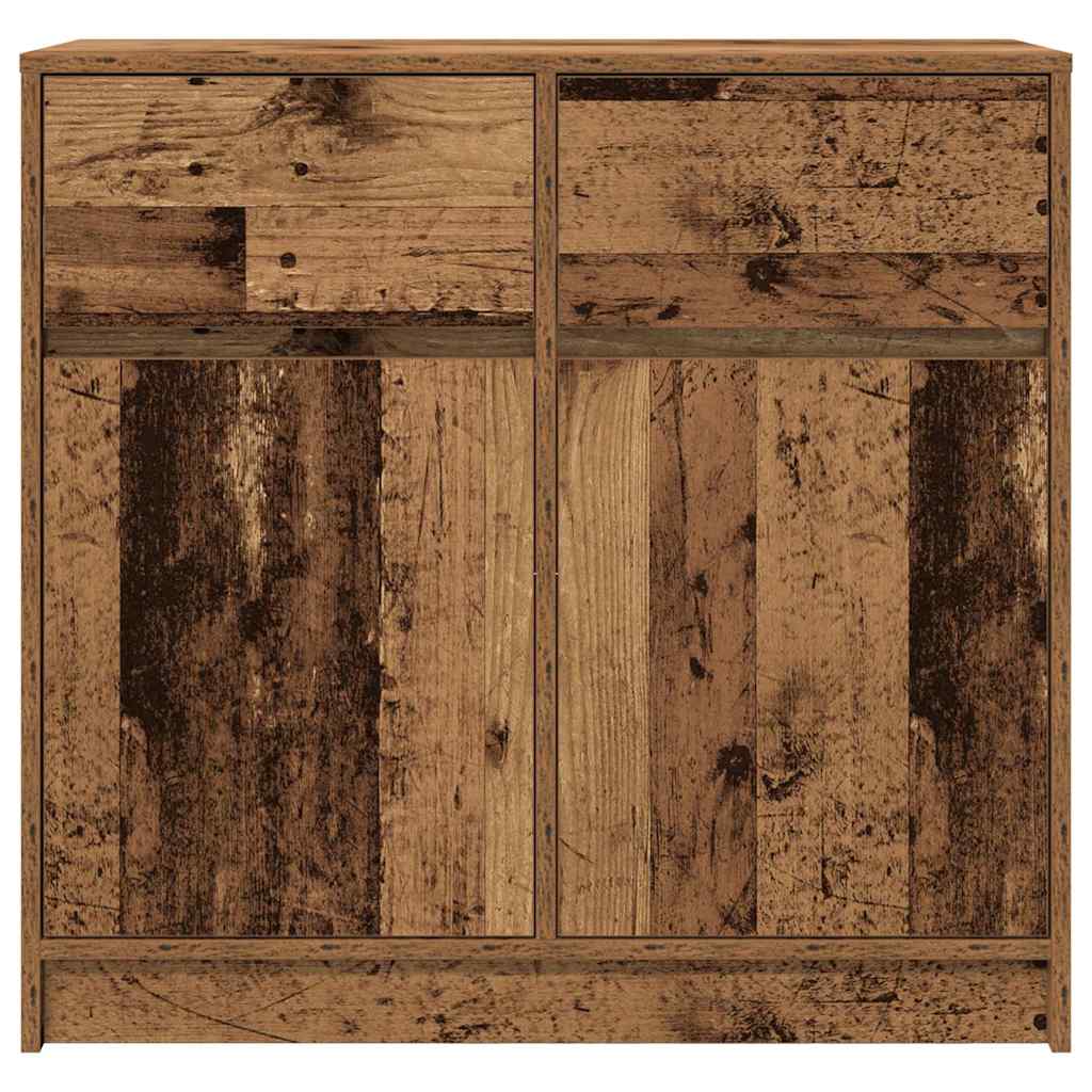 Komoda s ladicama staro drvo 80x34x76 cm konstruirano drvo