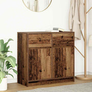Komoda s ladicama staro drvo 80x34x76 cm konstruirano drvo