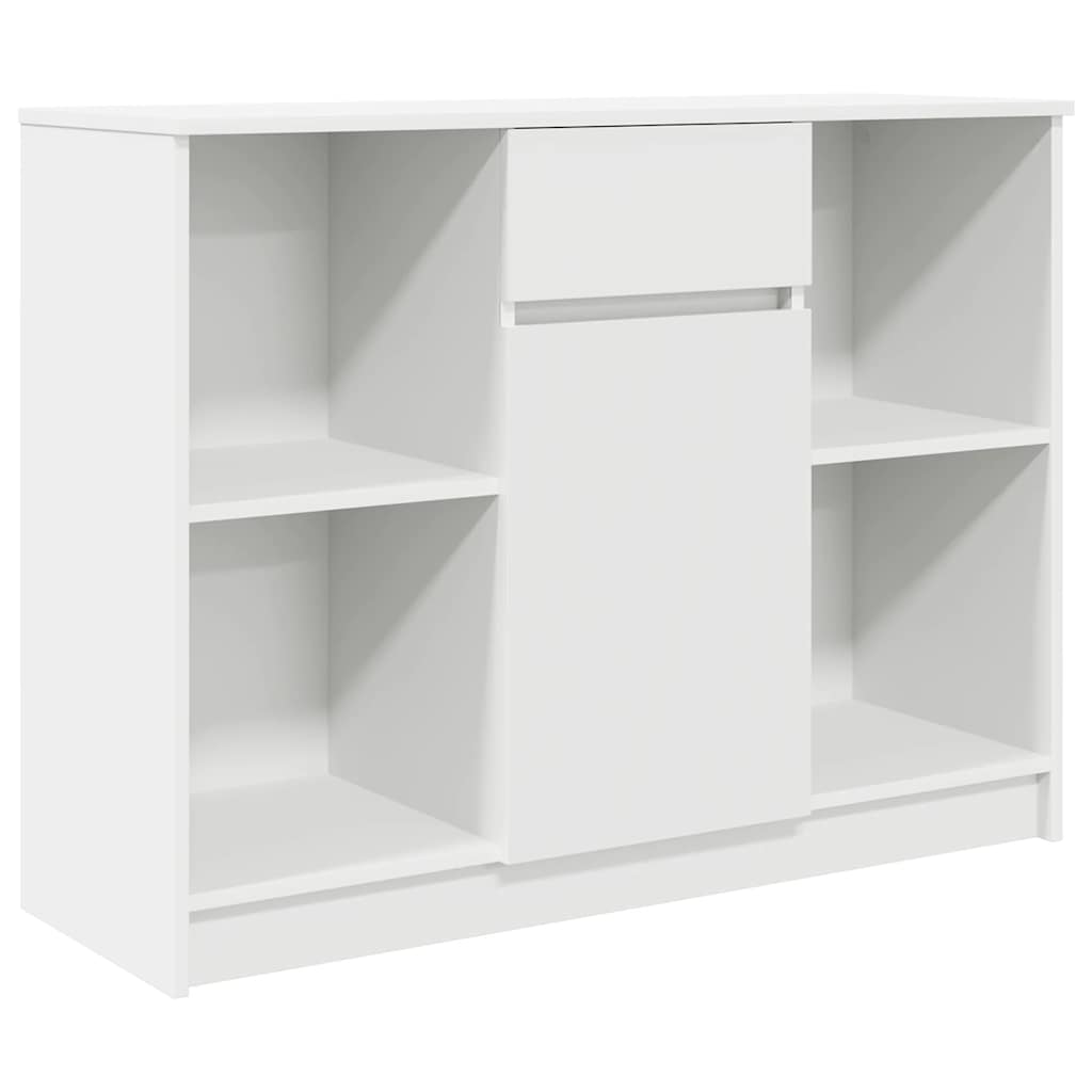 Komoda s ladicama bijela 101x35x76 cm konstruirano drvo