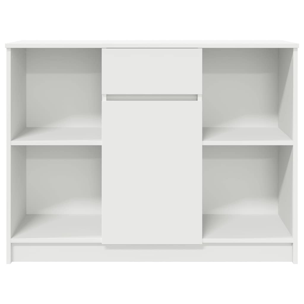 Komoda s ladicama bijela 101x35x76 cm konstruirano drvo