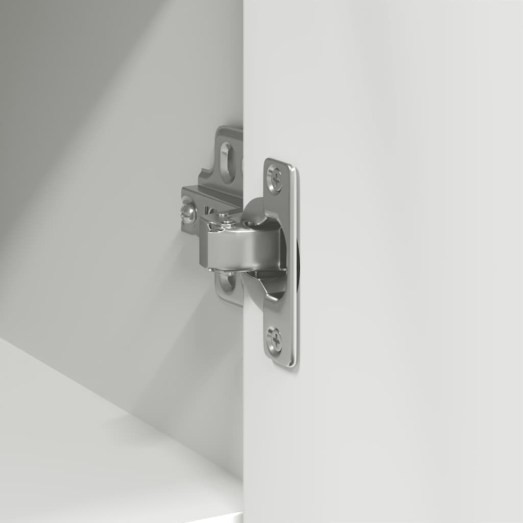 Komoda s ladicama bijela 101x35x76 cm konstruirano drvo